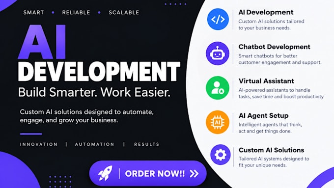 ai development virtual assistant ai agent setup chatbot development custom ai