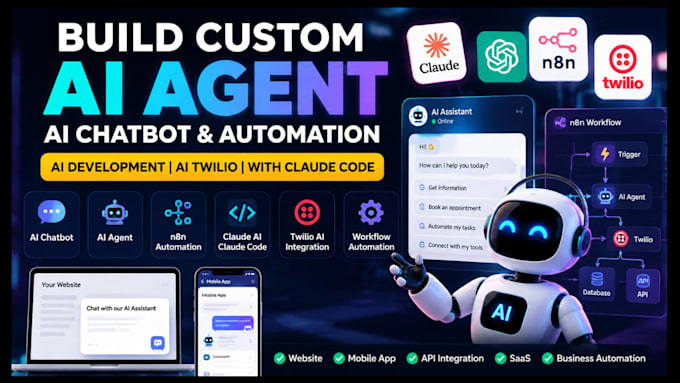 build custom ai agent setup ai chatbot ai development ai twilio with claude code