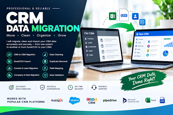 migrate and organize your CRM data professionally