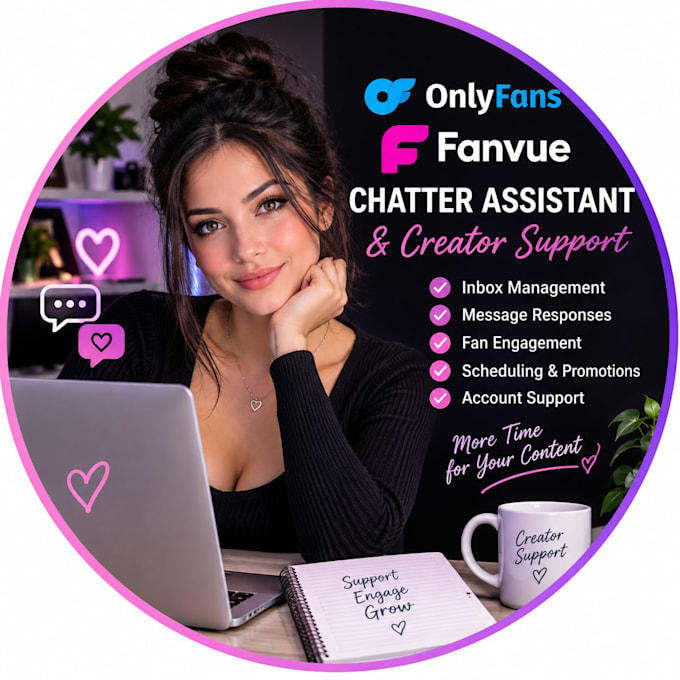 be your onlyfans chatter assistance and fanvue chatter