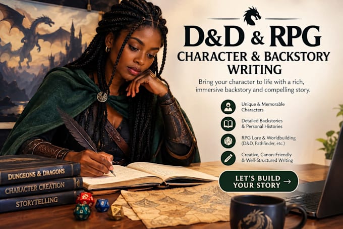 do dnd, rpg design dungeons and dragons character writing dnd backstory writing