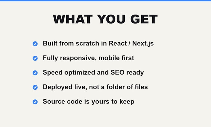 build a custom website with react and next js