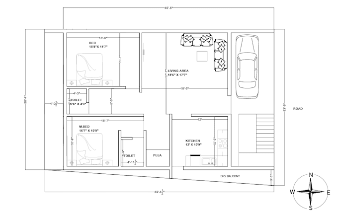 create 2d floor plans in autocad