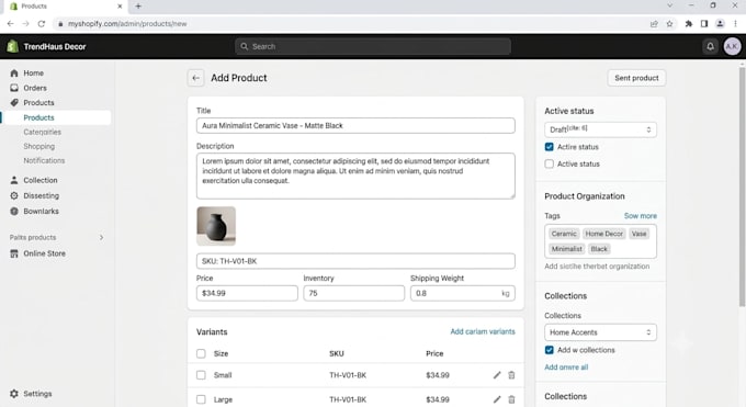 do ecommerce product data entry and listing