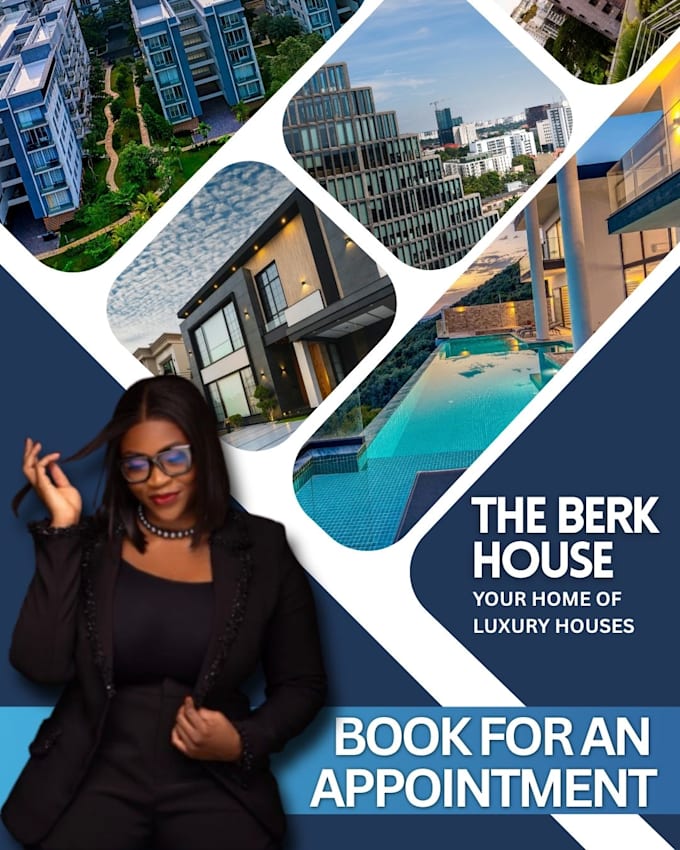 design luxury real estate flyer, and property listing flyer