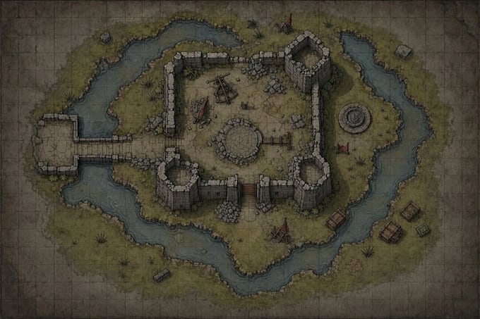 design custom maps for games, fantasy worlds, and rpg