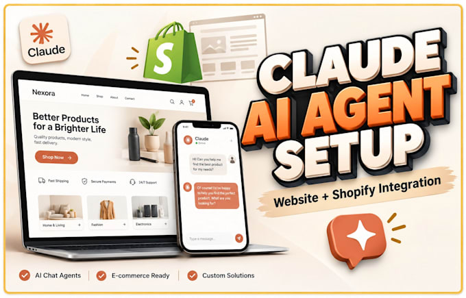 setup claude ai anthropic claude website agent  claude code shopify agent