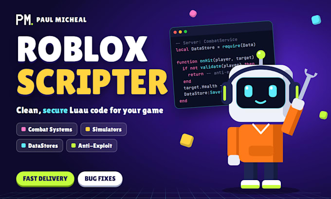 script your roblox game, systems and mechanics in lua