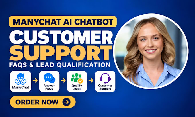 build a manychat ai chatbot for customer support and leads