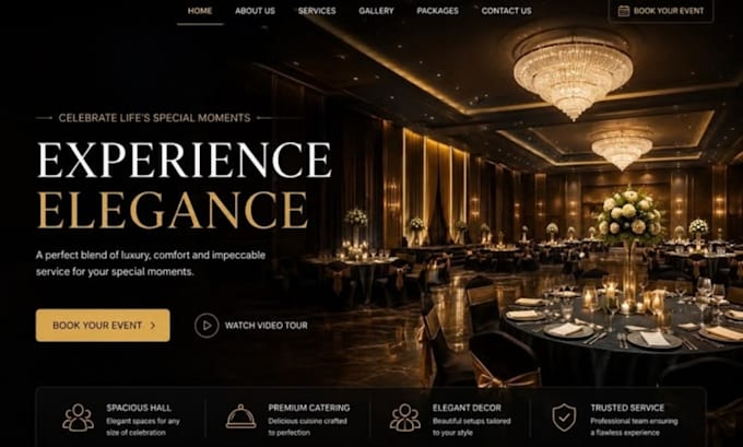 event website wedding website event planner wedding planner photography website