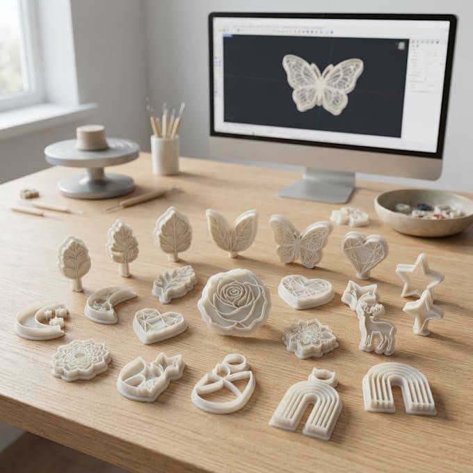 design custom 3d clay cutters for 3d printing