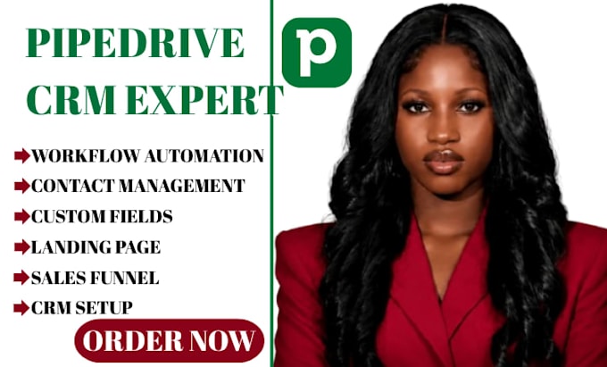 setup pipedrive CRM, sales pipeline, and workflow automation pipedrive expert
