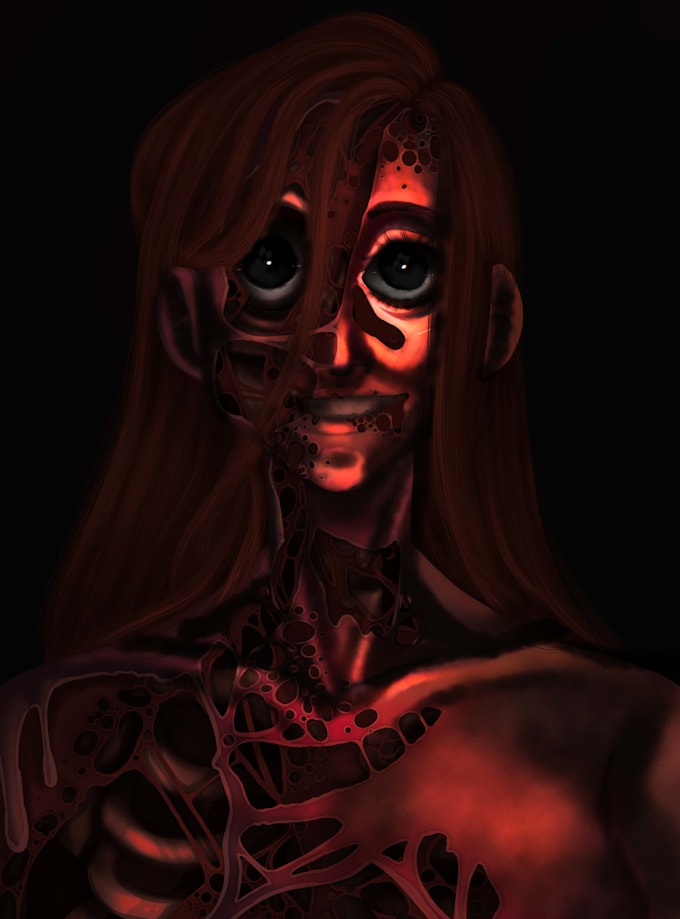 draw horror commissions asap