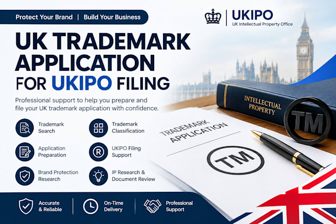 prepare your UK trademark application for ukipo filing