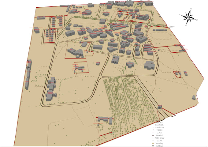 do professional gis mapping, digitizing and 3d terrain modeling