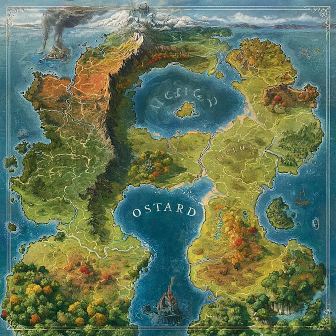 do fantasy map site map city map game map vector map