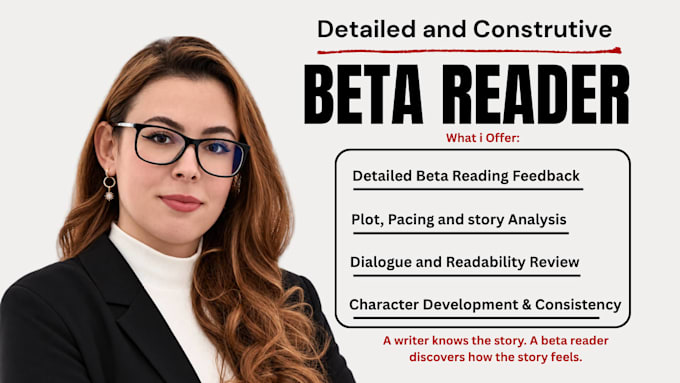 be your beta reader for fiction book and manuscript feedback