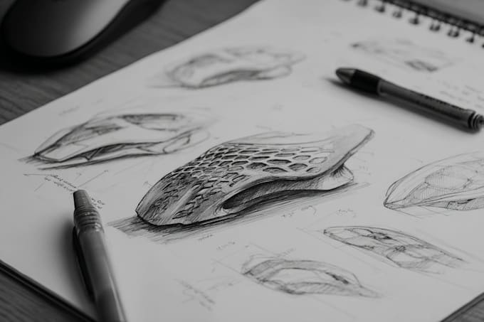 develop industrial and product design concept by sketches
