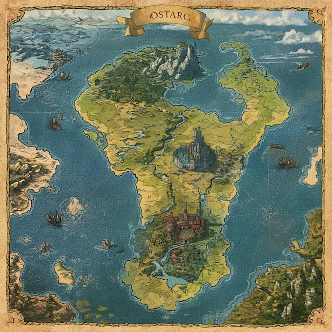 draw custom fantasy maps, vector maps and map