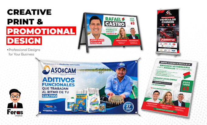 design professional flyers, posters and banners for print