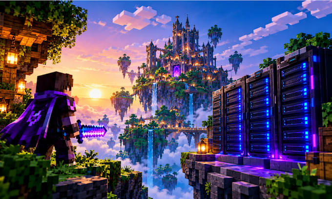 develop a minecraft server with advance feautures optimize minecraft modpacks