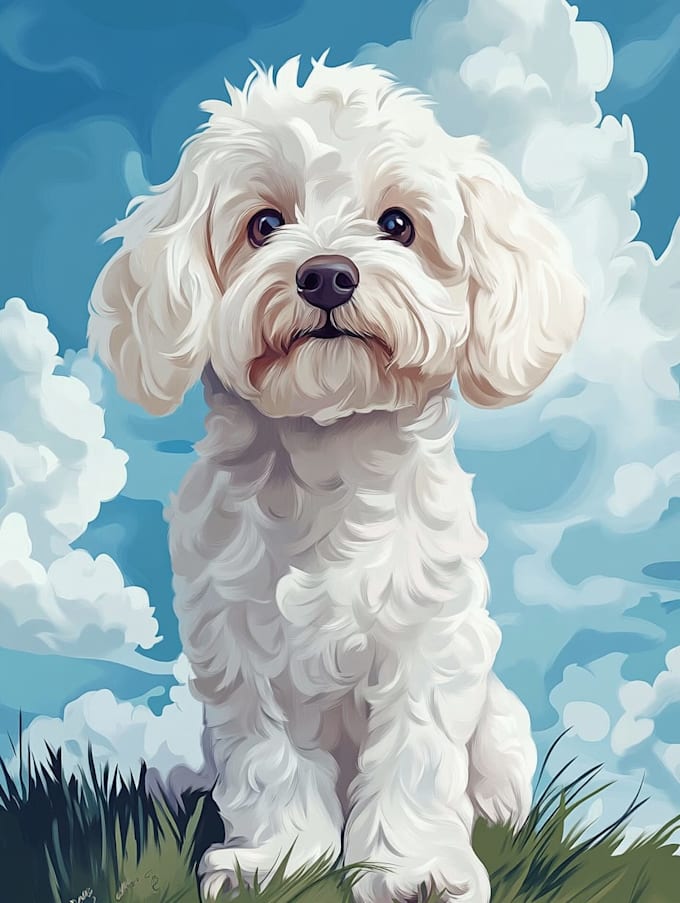 make a disney pets portrait illustration in disney style