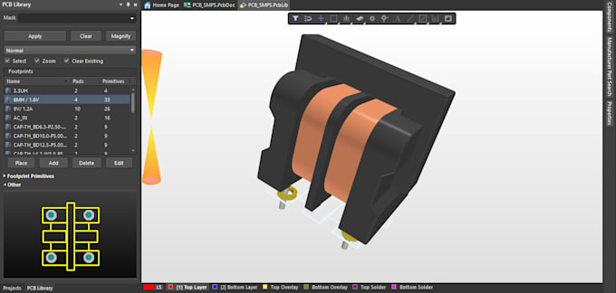 do power electronics pcb design, smps, dc dc converter, bms and power supply
