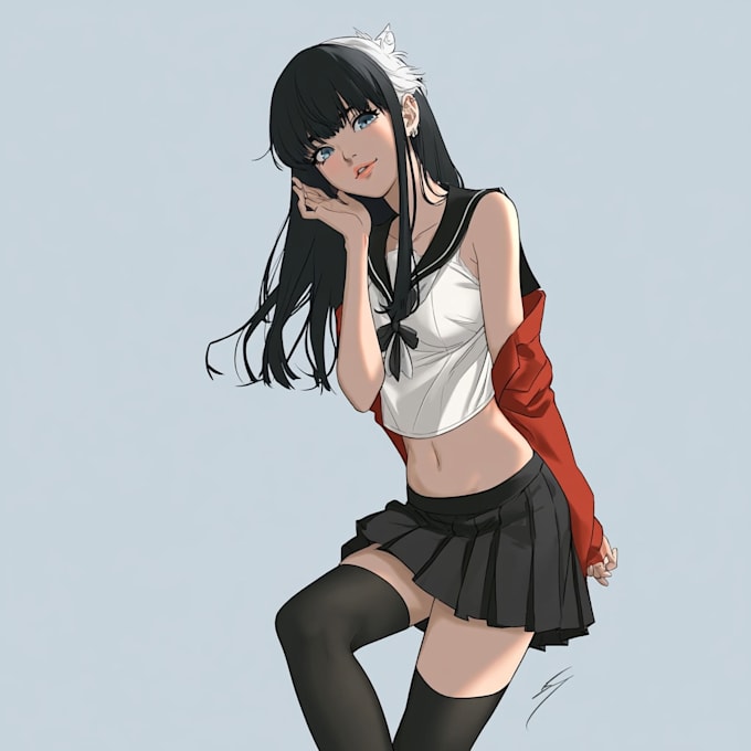 draw anime character art