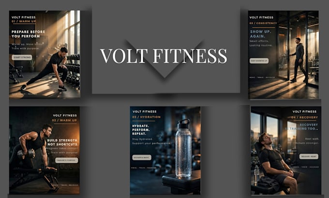 design food advertisement and instagram post in canva