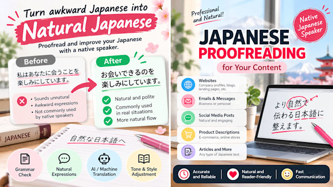 make your japanese sound natural