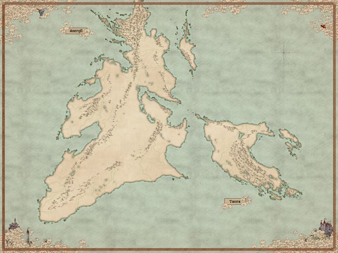 draw a map illustration for your project