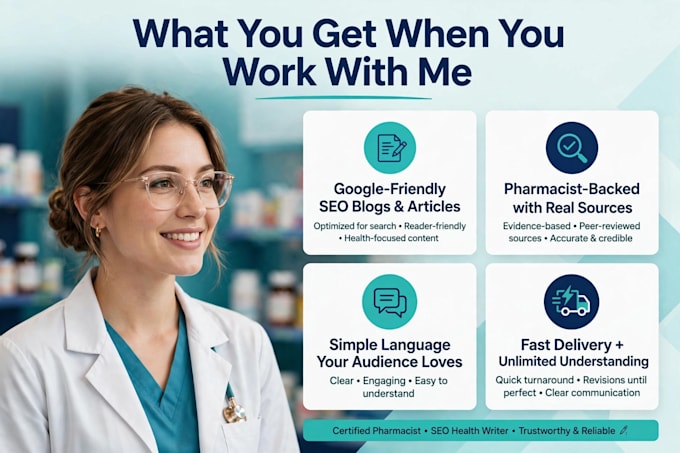 seo optimized blogs and articles on healthcare and wellness