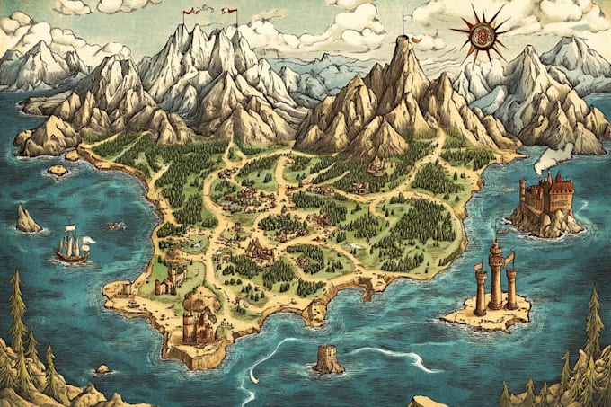 do fantasy map design fantasy maps design