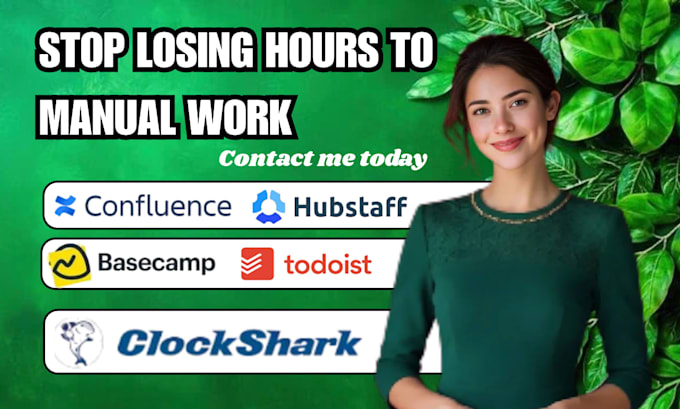 setup basecamp confluence todoist toggl clockshark float hubstaff eway crm odoo