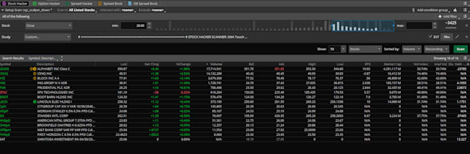 build custom thinkorswim options scanner using thinkscript