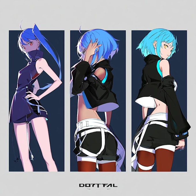 paint illustration anime character art