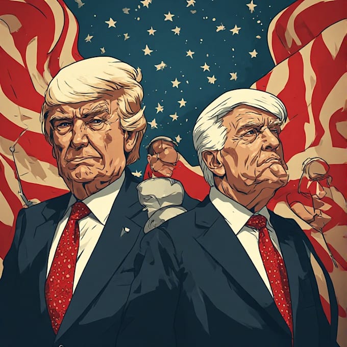 draw political cartoon and comic strip