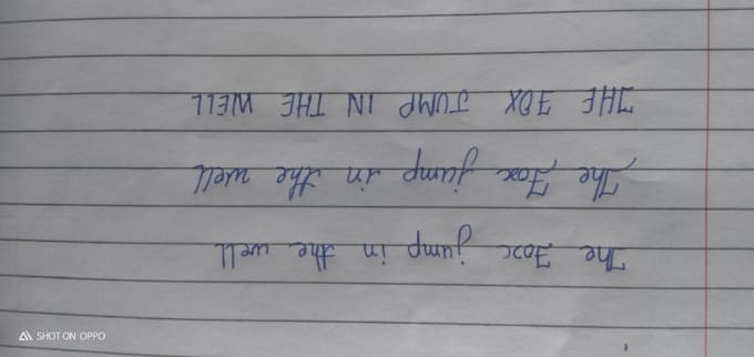 write neat handwritten notes and assignments