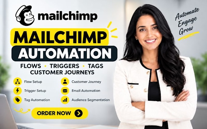 setup mailchimp flow setup trigger setup tag automation customer journey