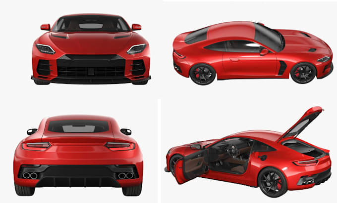 do 3d car rendering, 3d vehicle design, 3d car model, 3d printing
