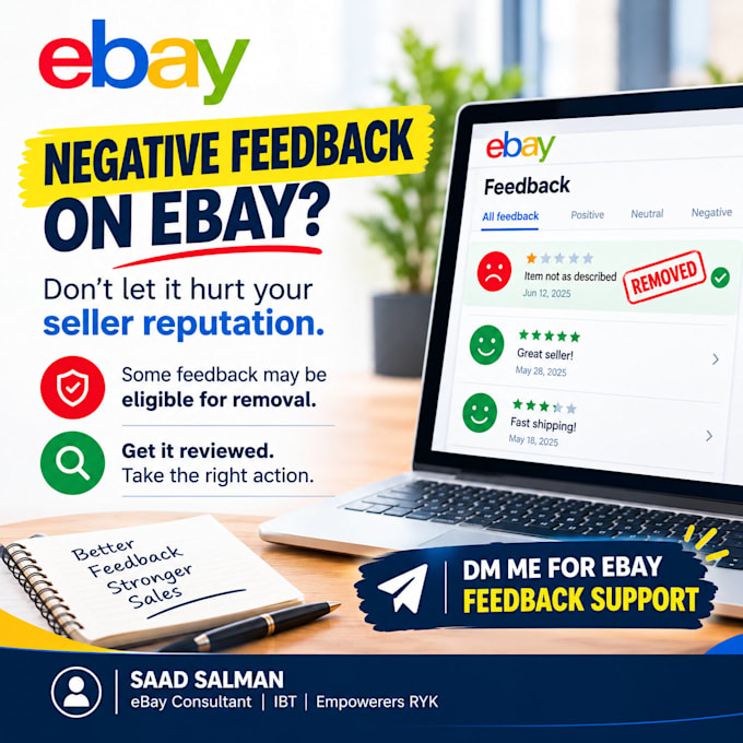 be your virtual assistant for ebay account management and seller support