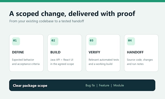 build java spring boot and react web applications