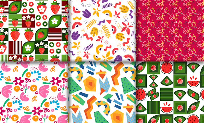 create custom seamless pattern design