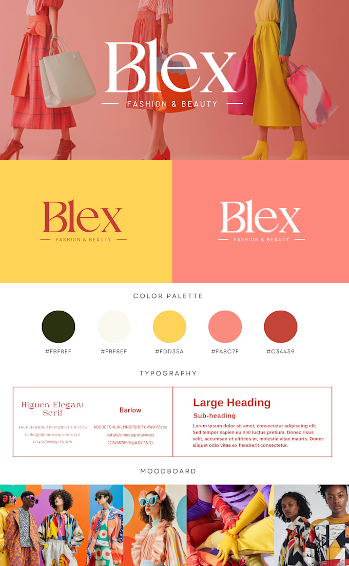 design visual identity and brand guidelines
