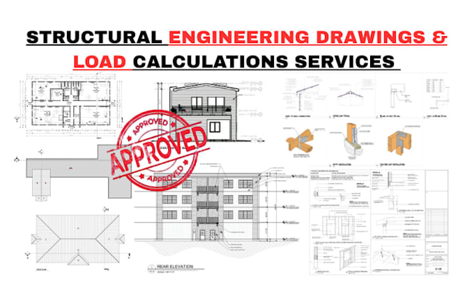 provide civil, mep, structural engineering drafting, load calculation support