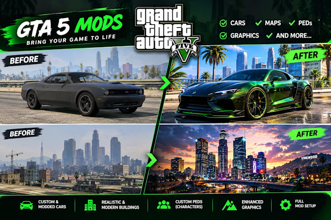 install mods and fix crashes and bugs in your gta 5 game