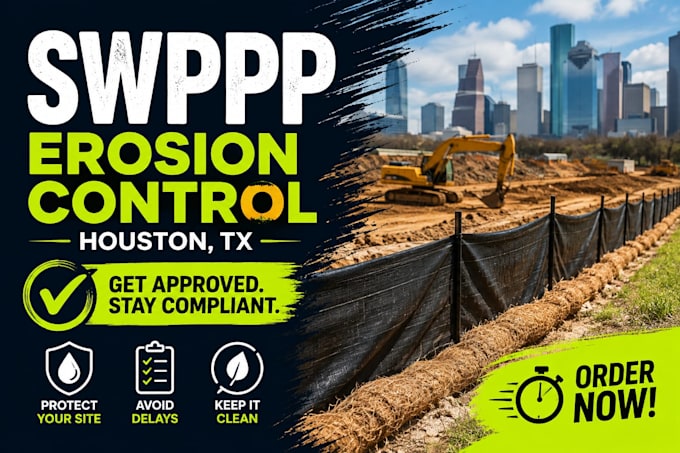 do civil engineering, swppp erosion sediment control houston tx