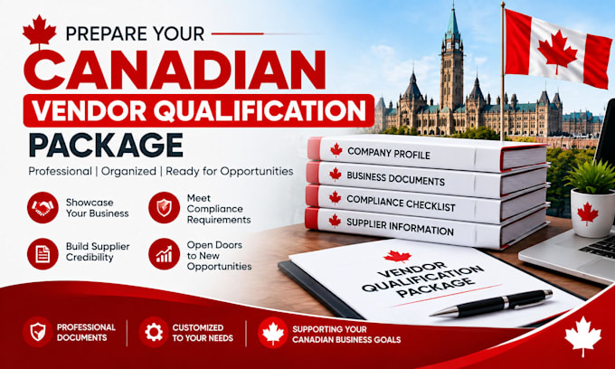 prepare your canadian vendor qualification package