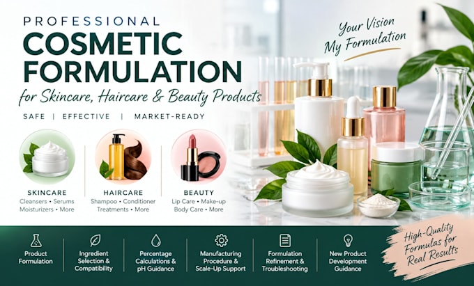 cosmetic chemist skincare formulation product development cosmetic formula
