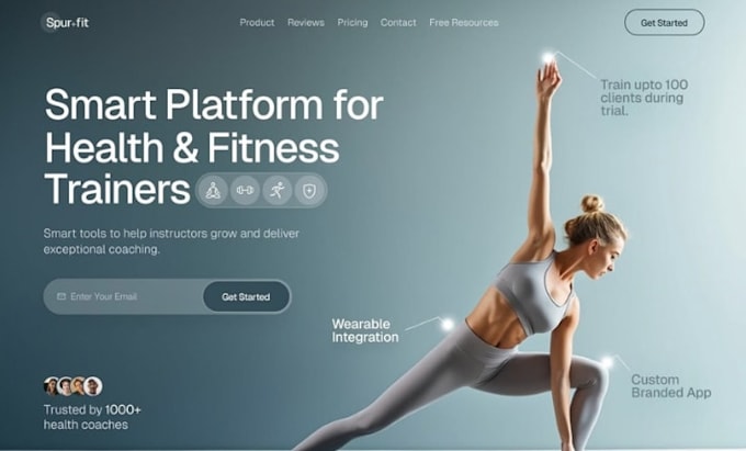 design squarespace yoga studio website wellness classes retreat booking website